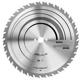 Panza de ferastrau circular de banc Speedline Wood Ф 400x30mm  ― Diamantat.ro