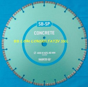 Disc Diamantat pentru BETON ARMAT,taiere uscata,D=450mm,SANKYO 